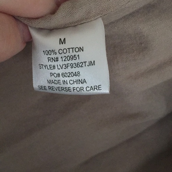 Olive & Oak taupe brown military studded jacket M - Picture 5 of 6